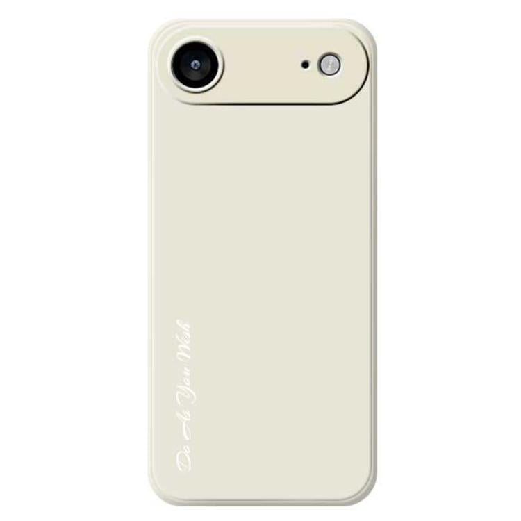 For iPhone Air Do As You Wish A1440 Fine Hole Straight Edge Silicone Phone Case(White) - iPhone Air Cases by Do As You Wish | Online Shopping UK | buy2fix