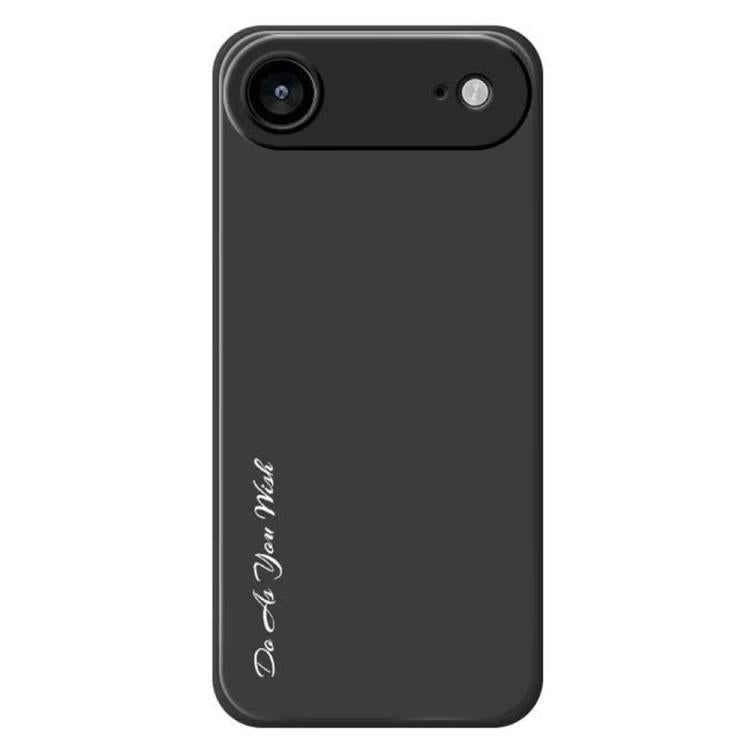 For iPhone Air Do As You Wish A1440 Fine Hole Straight Edge Silicone Phone Case(Black) - iPhone Air Cases by Do As You Wish | Online Shopping UK | buy2fix