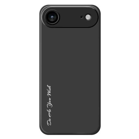 For iPhone Air Do As You Wish A1440 Fine Hole Straight Edge Silicone Phone Case(Black) - iPhone Air Cases by Do As You Wish | Online Shopping UK | buy2fix