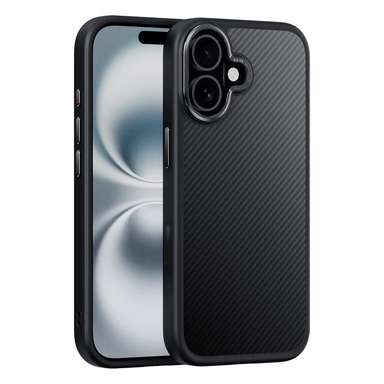 For iPhone 17 Carbon Fiber Kevlar MagSafe Magnetic Phone Case(Black) - iPhone 17 Cases by buy2fix | Online Shopping UK | buy2fix