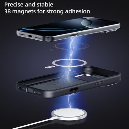 For iPhone Air Carbon Fiber Kevlar MagSafe Magnetic Phone Case(Black) - iPhone Air Cases by buy2fix | Online Shopping UK | buy2fix