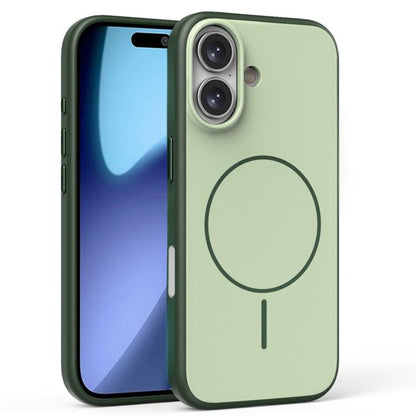 For iPhone 17 Solid Color Magnetic MagSafe Frosted Phone Case(Green) - iPhone 17 Cases by buy2fix | Online Shopping UK | buy2fix