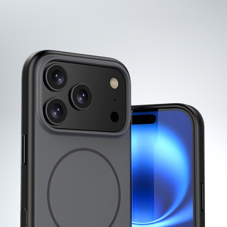 For iPhone 17 Solid Color Magnetic MagSafe Frosted Phone Case(Blue) - iPhone 17 Cases by buy2fix | Online Shopping UK | buy2fix