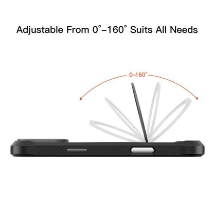 For iPhone 17 Pro Mutural Xuan Armor Series MagSafe Magnetic Holder Phone Case(Orange) - iPhone 17 Pro Cases by Mutural | Online Shopping UK | buy2fix