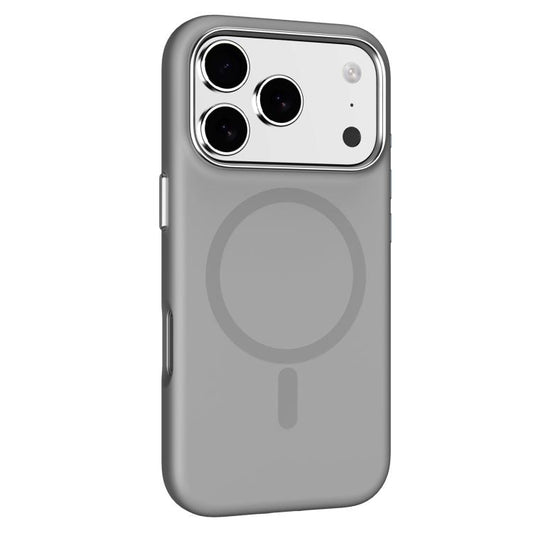 For iPhone 17 Pro Max Mutural Karen Series Liquid Silicone MagSafe Phone Case(Grey) - iPhone 17 Pro Max Cases by Mutural | Online Shopping UK | buy2fix