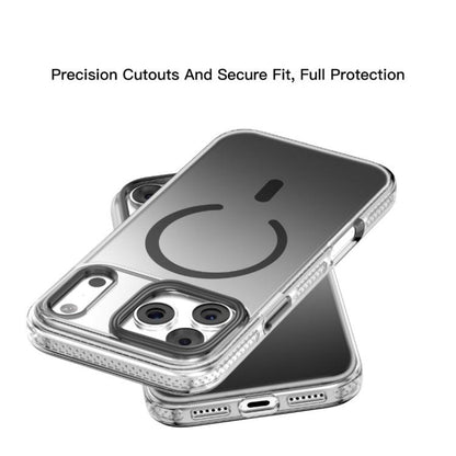 For iPhone 17 Pro Mutural Ice Series MagSafe Gradient Matte PC Hybrid TPU Phone Case(Dark Blue) - iPhone 17 Pro Cases by Mutural | Online Shopping UK | buy2fix