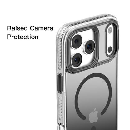 For iPhone 17 Pro Mutural Ice Series MagSafe Gradient Matte PC Hybrid TPU Phone Case(Dark Blue) - iPhone 17 Pro Cases by Mutural | Online Shopping UK | buy2fix