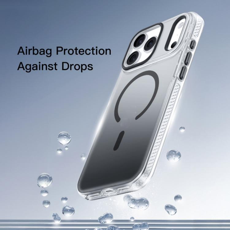 For iPhone 17 Pro Mutural Ice Series MagSafe Gradient Matte PC Hybrid TPU Phone Case(Dark Blue) - iPhone 17 Pro Cases by Mutural | Online Shopping UK | buy2fix