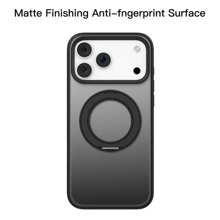 For iPhone 17 Pro Mutural Armor Series MagSafe Magnetic Holder Phone Case(Dark Blue) - iPhone 17 Pro Cases by Mutural | Online Shopping UK | buy2fix