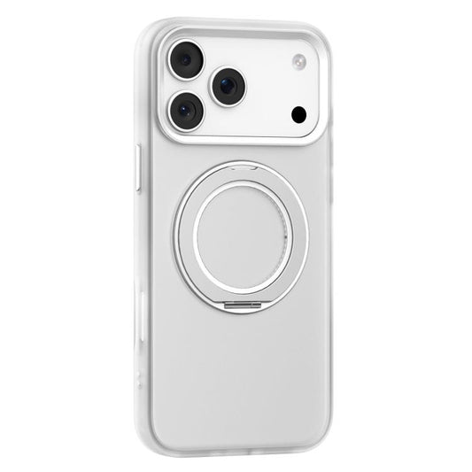 For iPhone 17 Pro Mutural Armor Series MagSafe Magnetic Holder Phone Case(White) - iPhone 17 Pro Cases by Mutural | Online Shopping UK | buy2fix