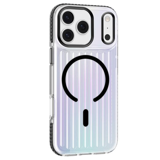 For iPhone 17 Pro Mutural Luggage Rainbow MagSafe Phone Case(Black) - iPhone 17 Pro Cases by Mutural | Online Shopping UK | buy2fix