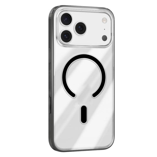 For iPhone 17 Pro Max Mutural Soft Mist Series MagSafe PC Hybrid TPU Phone Case(Black) - iPhone 17 Pro Max Cases by Mutural | Online Shopping UK | buy2fix