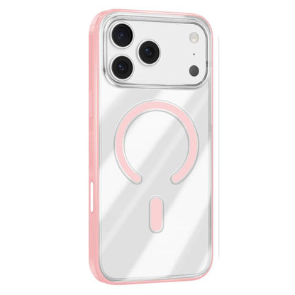 For iPhone 17 Pro Max Mutural Soft Mist Series MagSafe PC Hybrid TPU Phone Case(Pink) - iPhone 17 Pro Max Cases by Mutural | Online Shopping UK | buy2fix