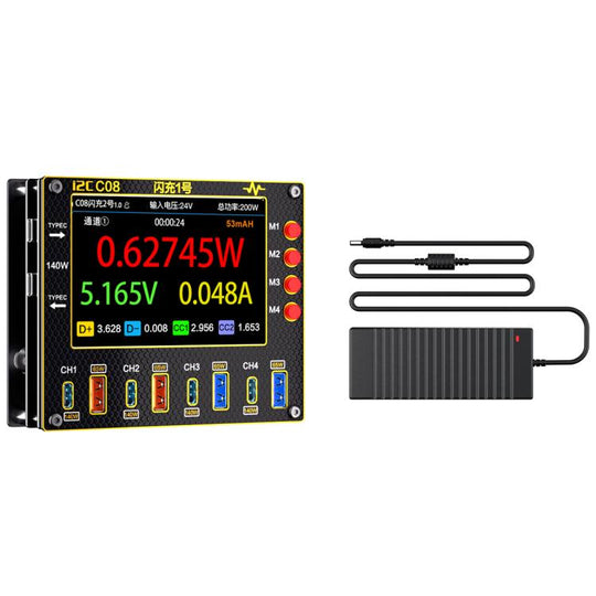 i2C C08 Flash Charger No.1 Digital Waveform Ammeter with Charge Detection / Voltage Measurement, Type:Power Edition