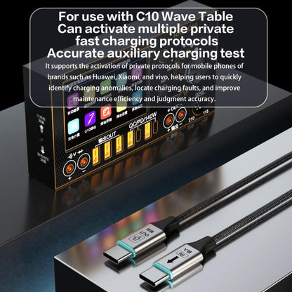 i2C Turbo PPS Protocol Conversion Cable Universal Flash Charging Cable, Model:TU2 120W - USB-C & Type-C Cable by i2C | Online Shopping UK | buy2fix