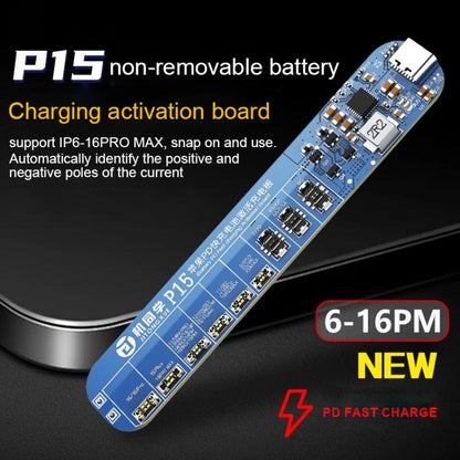 JTX P15 Disassembly-Free Battery Charging Activation Board with PD Charging for iPhone 6-16 Pro Max - Test Tools by buy2fix | Online Shopping UK | buy2fix