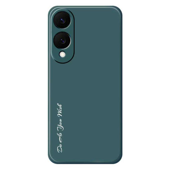 For Samsung Galaxy S25 Edge 5G Do As You Wish A1440 Fine Hole Straight Edge Silicone Phone Case(Green)