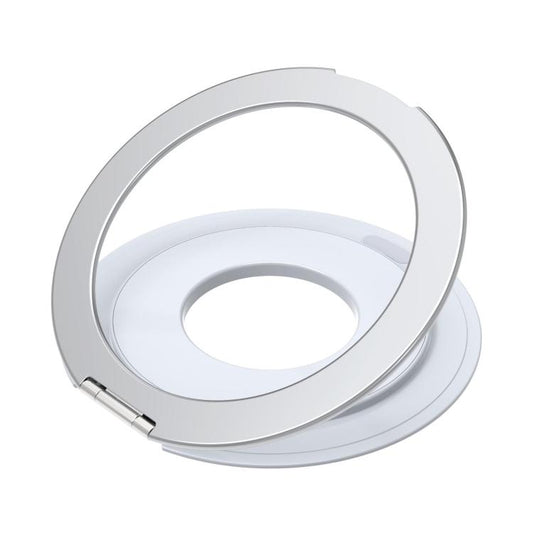 Aluminum Alloy Strong Magnet 360 Rotating Tablet Stand(Silver) - Desktop Holder by buy2fix | Online Shopping UK | buy2fix