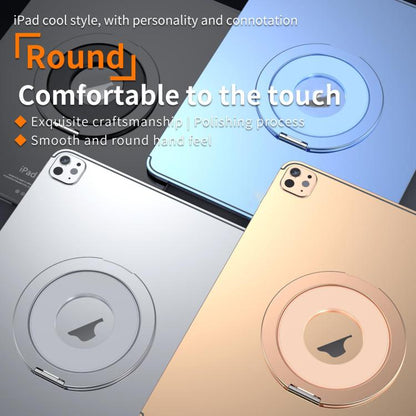 Aluminum Alloy Strong Magnet 360 Rotating Tablet Stand(Blue) - Desktop Holder by buy2fix | Online Shopping UK | buy2fix