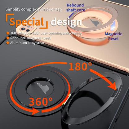 Aluminum Alloy Strong Magnet 360 Rotating Tablet Stand(Silver) - Desktop Holder by buy2fix | Online Shopping UK | buy2fix