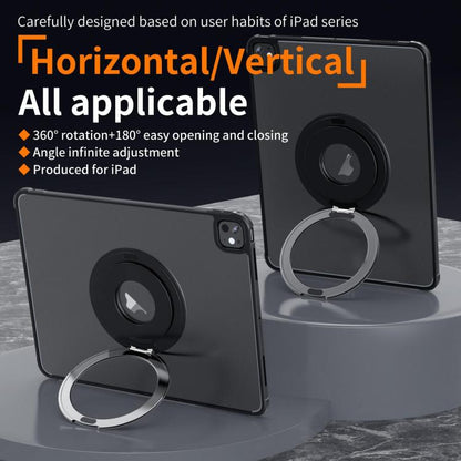 Aluminum Alloy Strong Magnet 360 Rotating Tablet Stand(Silver) - Desktop Holder by buy2fix | Online Shopping UK | buy2fix