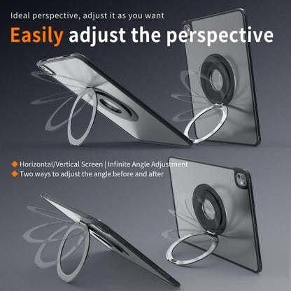 Aluminum Alloy Strong Magnet 360 Rotating Tablet Stand(khaki Gold) - Desktop Holder by buy2fix | Online Shopping UK | buy2fix