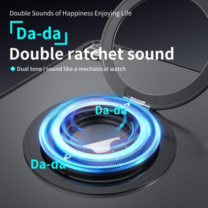 Aluminum Alloy Strong Magnet 360 Rotating Tablet Stand(Pink) - Desktop Holder by buy2fix | Online Shopping UK | buy2fix