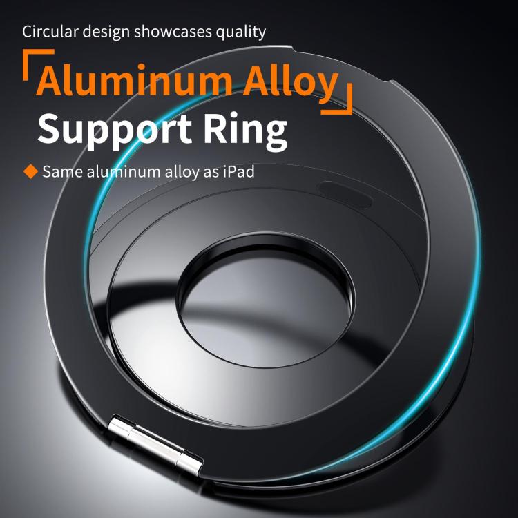 Aluminum Alloy Strong Magnet 360 Rotating Tablet Stand(Blue) - Desktop Holder by buy2fix | Online Shopping UK | buy2fix