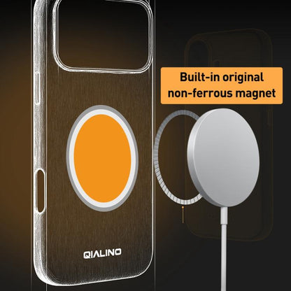 For iPhone 17 Pro Max QIALINO Technology Leather MagSafe Phone Case(Black) - iPhone 17 Pro Max Cases by QIALINO | Online Shopping UK | buy2fix