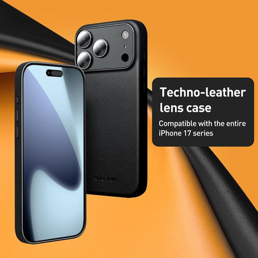 For iPhone 17 Pro QIALINO Technology Leather MagSafe Phone Case(Black) - iPhone 17 Pro Cases by QIALINO | Online Shopping UK | buy2fix