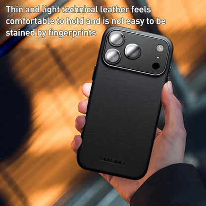 For iPhone 17 Pro Max QIALINO Technology Leather MagSafe Phone Case(Black) - iPhone 17 Pro Max Cases by QIALINO | Online Shopping UK | buy2fix
