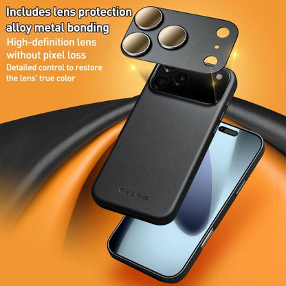 For iPhone 17 Pro Max QIALINO Technology Leather MagSafe Phone Case(Black) - iPhone 17 Pro Max Cases by QIALINO | Online Shopping UK | buy2fix