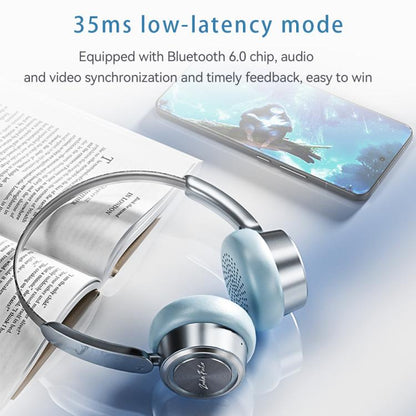 ZAODON Mini Open Ear Noise Cancelling HiFi Sound Bluetooth HeadPhone(Blue) - Headset & Headphone by buy2fix | Online Shopping UK | buy2fix