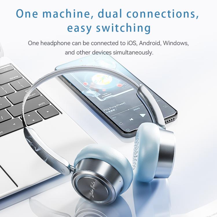 ZAODON Mini Open Ear Noise Cancelling HiFi Sound Bluetooth HeadPhone(White) - Headset & Headphone by buy2fix | Online Shopping UK | buy2fix