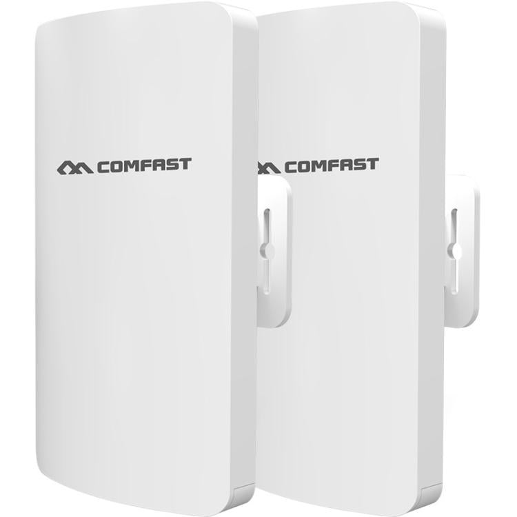 COMFAST CF-E113A V2 5.8GHz 300Mbps 11dBi Monitoring Bridge WiFi Repeater Set, Plug:EU Plug(White) - Wireless Routers by COMFAST | Online Shopping UK | buy2fix