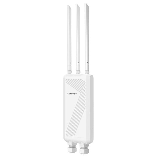 COMFAST CF-EW87 3600Mbps Dual-Band WiFi7 Outdoor Wireless AP, Plug:AU Plug(White)