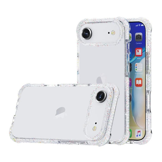 For iPhone Air Acrylic Color Point Transparent Phone Case(White) - iPhone Air Cases by buy2fix | Online Shopping UK | buy2fix