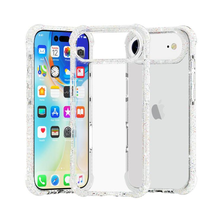 For iPhone Air Acrylic Color Point Transparent Phone Case(White) - iPhone Air Cases by buy2fix | Online Shopping UK | buy2fix