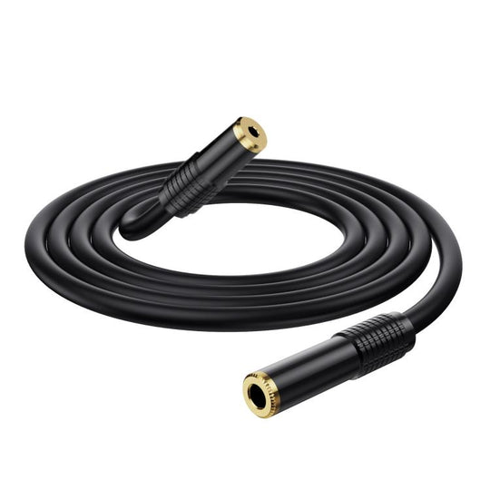 3.5mm Dual-channel Female to 6.35mm Dual-channel Female Stereo Audio Cable, Length:1.8m