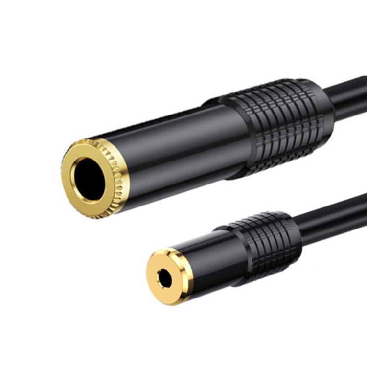 3.5mm Dual-channel Female to 6.35mm Dual-channel Female Stereo Audio Cable, Length:1.8m - Aux Cable by buy2fix | Online Shopping UK | buy2fix
