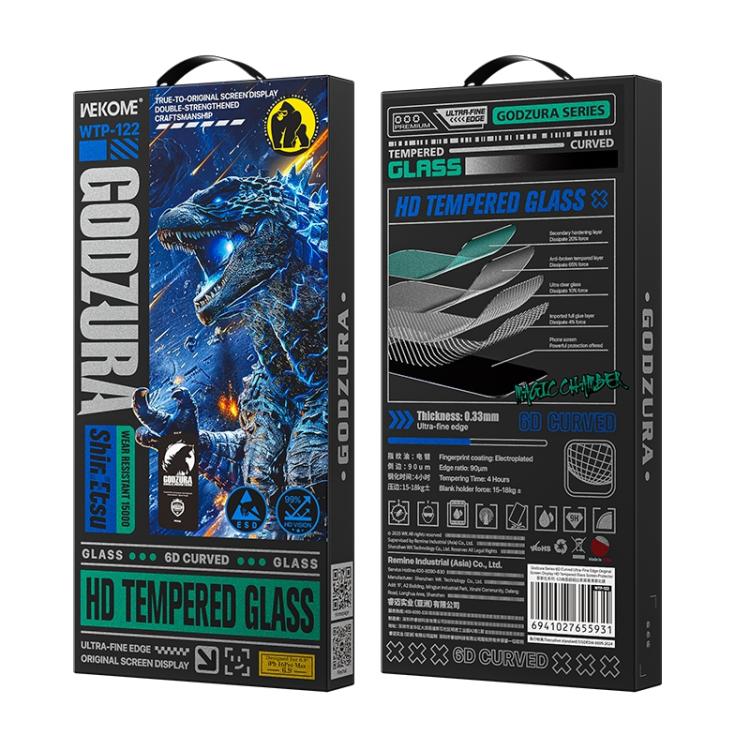 For iPhone Air WK WTP-122 6D Curved Ultra-Fine Edge HD Full-Screen Tempered Glass Film(Transparent) - iPhone Air Tempered Glass by WK | Online Shopping UK | buy2fix