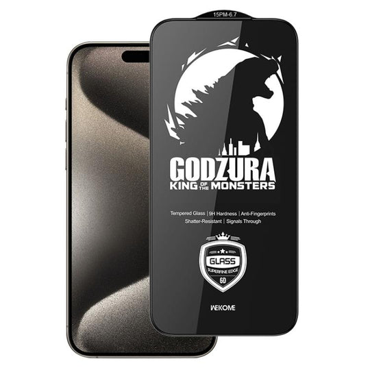 For iPhone 15 Pro Max WK WTP-122 6D Curved Ultra-Fine Edge HD Full-Screen Tempered Glass Film(Transparent)