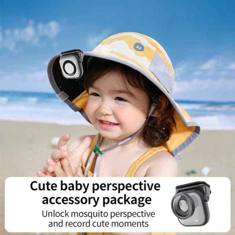 For Insta360 GO Ultra JSR LH Series 10X Macro Lens With Frame + Hat Clip - Len Accessories by JSR | Online Shopping UK | buy2fix