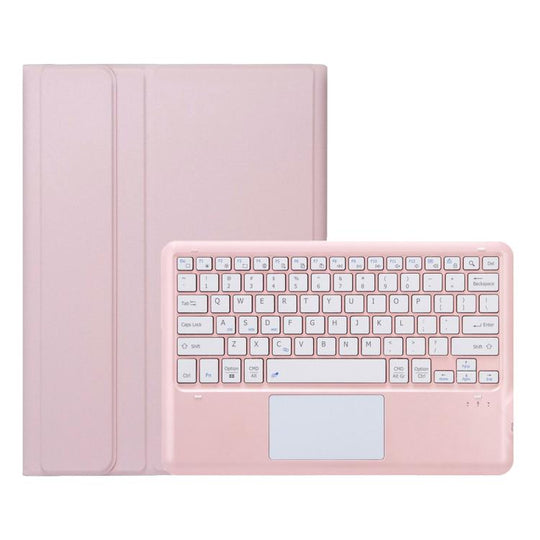 For Honor Pad 10 AH29-A TPU Ultra-thin Detachable Bluetooth Keyboard Tablet Leather Case with Touchpad(Pink)