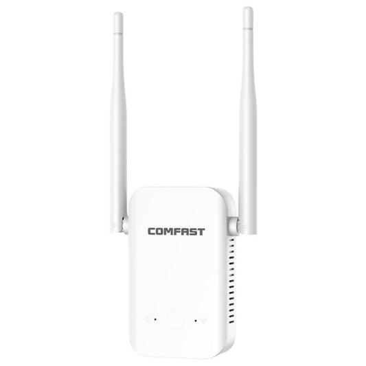 COMFAST CF-WR301S V3 300Mbps Wireless Repeater Router WiFi Signal Amplifier, Plug:EU Plug(White) - Broadband Amplifiers by COMFAST | Online Shopping UK | buy2fix