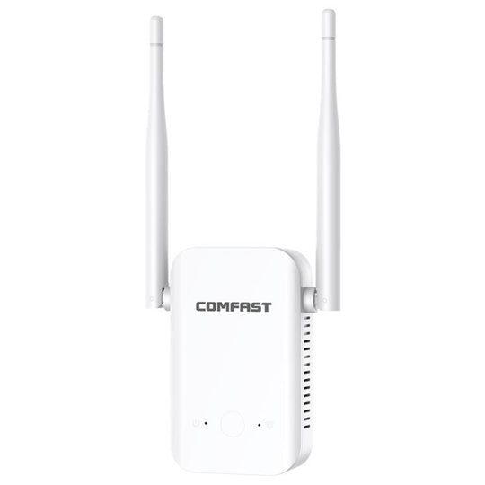 COMFAST CF-WR301S V3 300Mbps Wireless Repeater Router WiFi Signal Amplifier, Plug:UK Plug(White)
