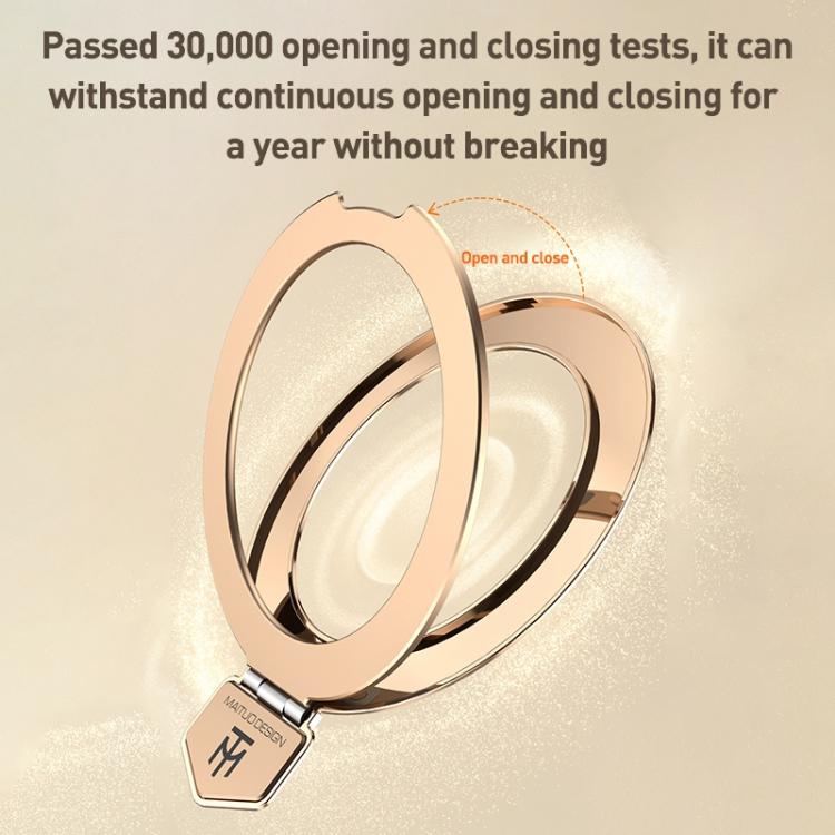 For iPhone Air Borderless MagSafe Ring Holder Plain Leather Phone Case(Black) - iPhone Air Cases by buy2fix | Online Shopping UK | buy2fix