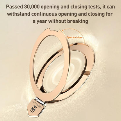 For iPhone Air Borderless MagSafe Ring Holder Plain Leather Phone Case(Black) - iPhone Air Cases by buy2fix | Online Shopping UK | buy2fix