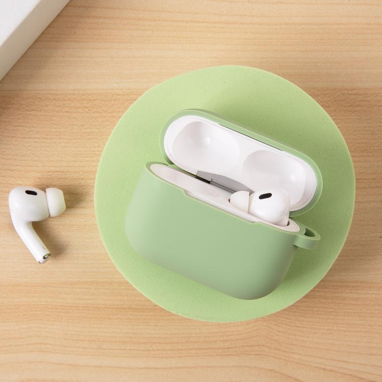 For AirPods Pro 3 2.0mm Silicone Earphone Protective Cover with Hook(Deep Purple) - For AirPods Pro 3 by buy2fix | Online Shopping UK | buy2fix