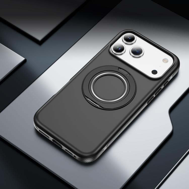 For iPhone 17 Pro Max Gear Holder C MagSafe Phone Case(Black) - iPhone 17 Pro Max Cases by buy2fix | Online Shopping UK | buy2fix